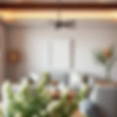 Warmth of Home Decor Charming 8 x 10 white wood picture frame in a cozy living room setting