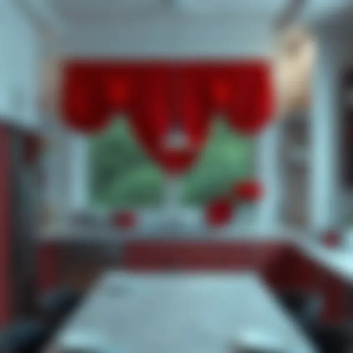 Magnificent The Role of Red Cafe Curtains in Kitchen Design Magnificent The Role of Red Cafe Curtains in Kitchen Design