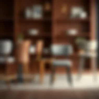 Diverse Chair Materials Variety of materials used in counter height chair designs