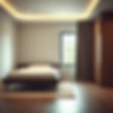 Modern twin bed with sleek design