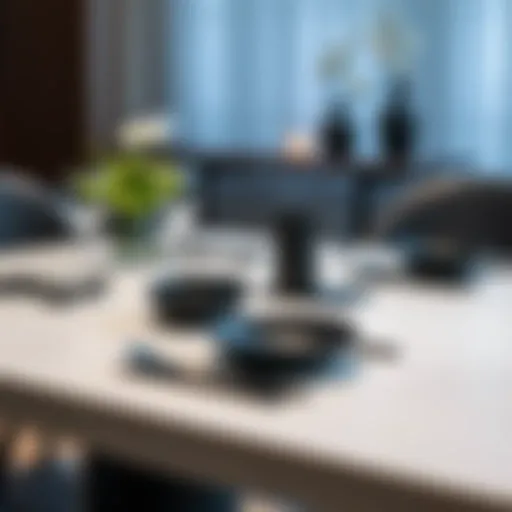 Sophisticated Dining Experience with All Black Silverware Elegant all black cutlery set on a minimalist dining table