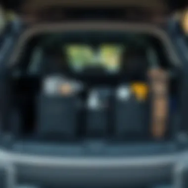 Compact trunk organizer for minimalistic storage solutions