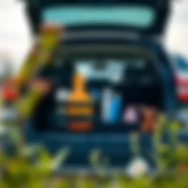 Versatile trunk organizer suited for families