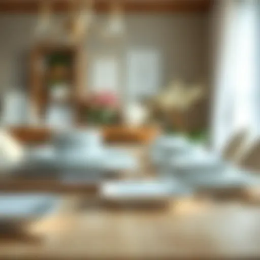 Corelle Square Dishes: Elegance in Everyday Dining Elegant display of Corelle square dishes on a dining table