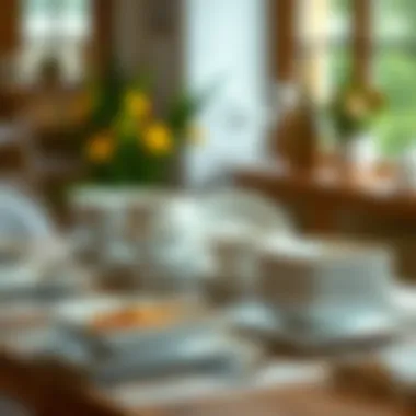 Versatile Use of Corelle Square Dishes for Celebrations Corelle square dishes arranged for a festive occasion