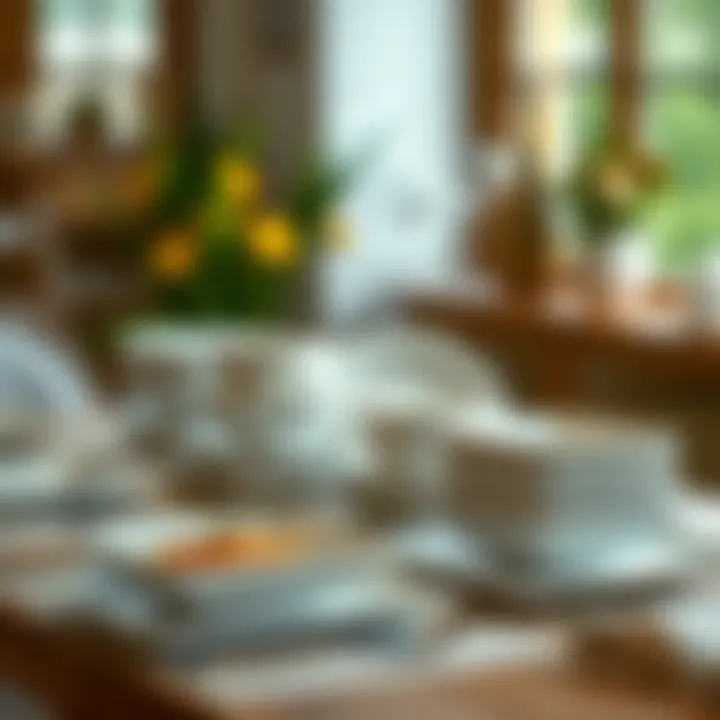 Versatile Use of Corelle Square Dishes for Celebrations Corelle square dishes arranged for a festive occasion