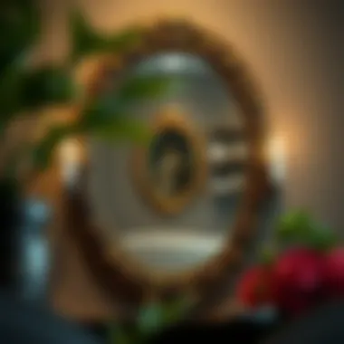 Notable Antique Bronze Oval Mirror: A Comprehensive Exploration
