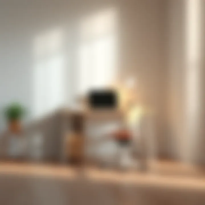 Minimalist children's desk with ergonomic features