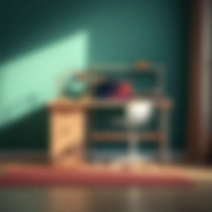 Multi-functional children's desk with storage solutions