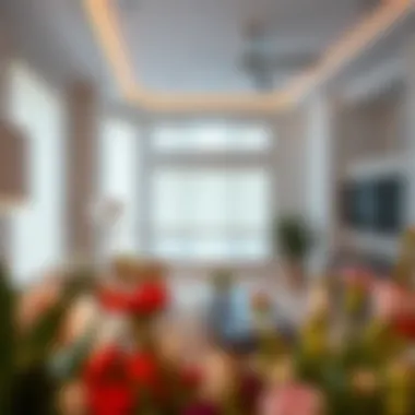 Style Integration with 58.5 Inch Blinds A beautifully decorated room featuring 58.5 inch blinds integrated into the design