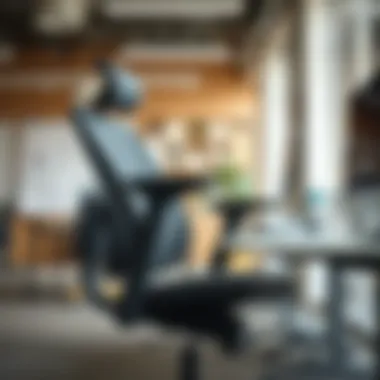 Ergonomic office chair with adjustable features