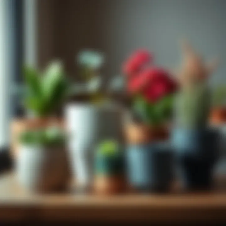 A selection of biodegradable plant pots made from eco-friendly materials