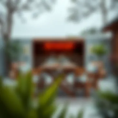 Stylishly designed wood dining table set with comfortable seating