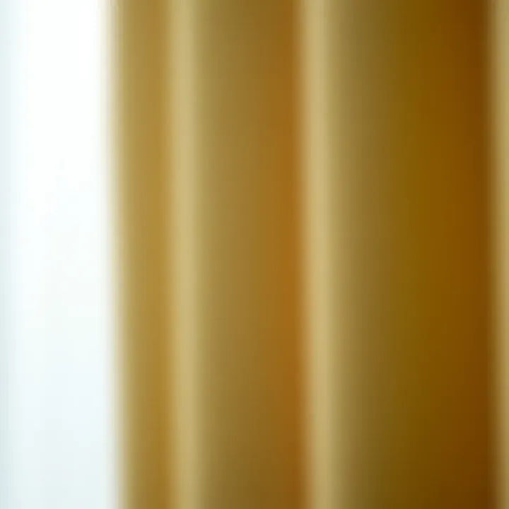 Close-up of fabric texture used in shower curtains