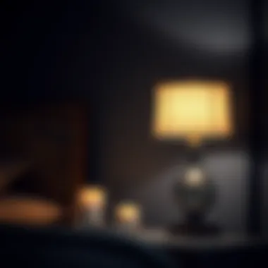 Dramatic Lighting Effect with Decorative Lamp Set Dramatic lighting effect created by a decorative lamp set