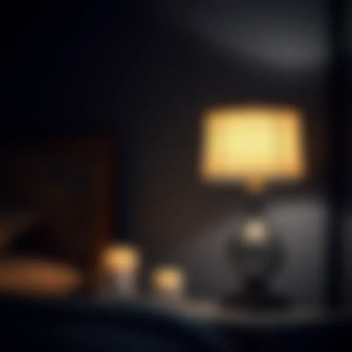 Dramatic Lighting Effect with Decorative Lamp Set Dramatic lighting effect created by a decorative lamp set