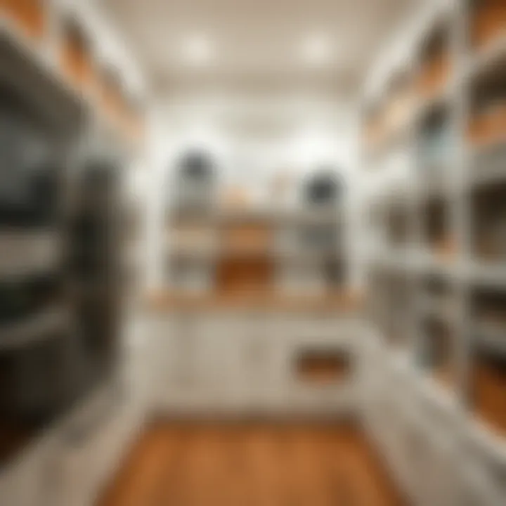 Optimized layout for efficient pantry organization
