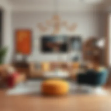 An assembled mood board showcasing personal style in design