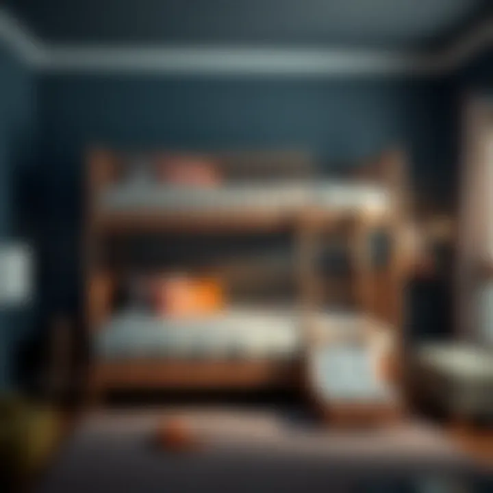 Creative design ideas for bunk beds with cribs