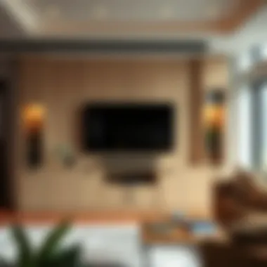 High-quality materials used in personalized media center construction