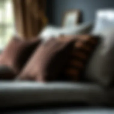 Eco-friendly materials used in dark brown throw pillow covers