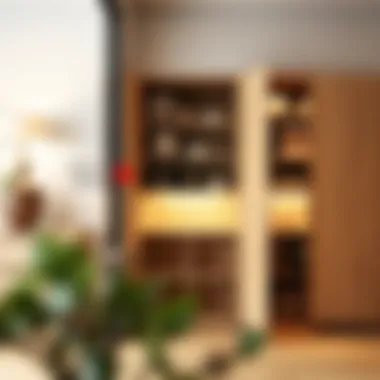 Diagram illustrating design considerations for pantry spaces