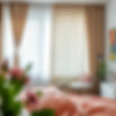 Diverse fabric options for custom curtain selection