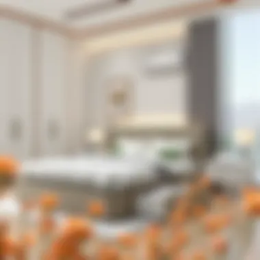 Modern Elegance: Storage Bed with Built-in Drawers Elegant storage bed with a modern design