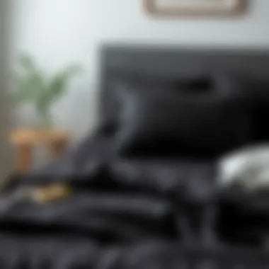 Care tips for maintaining black sheets
