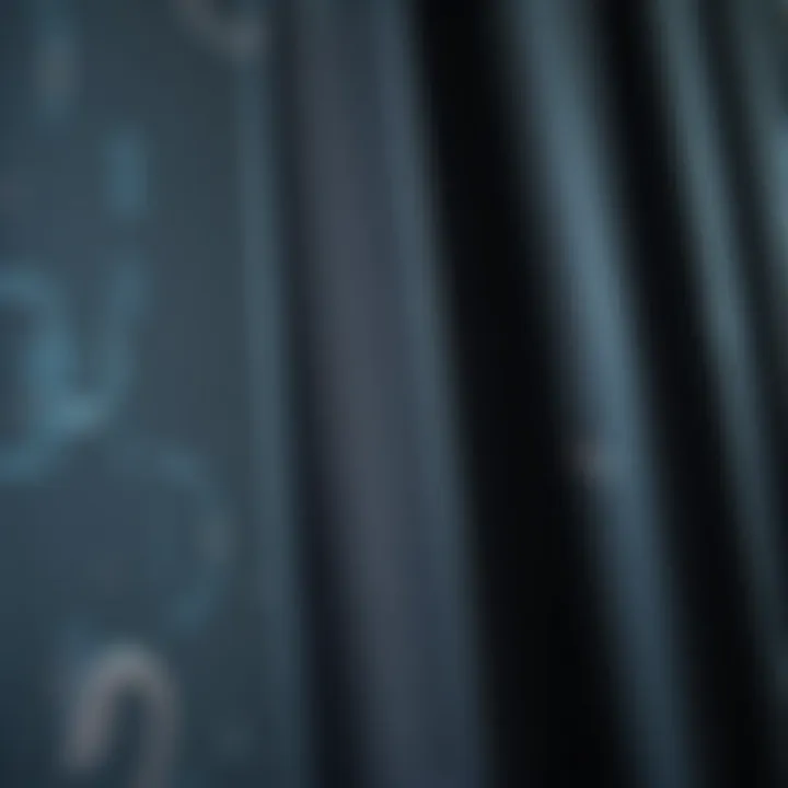 Close-up of fabric texture and pattern of blackout curtains