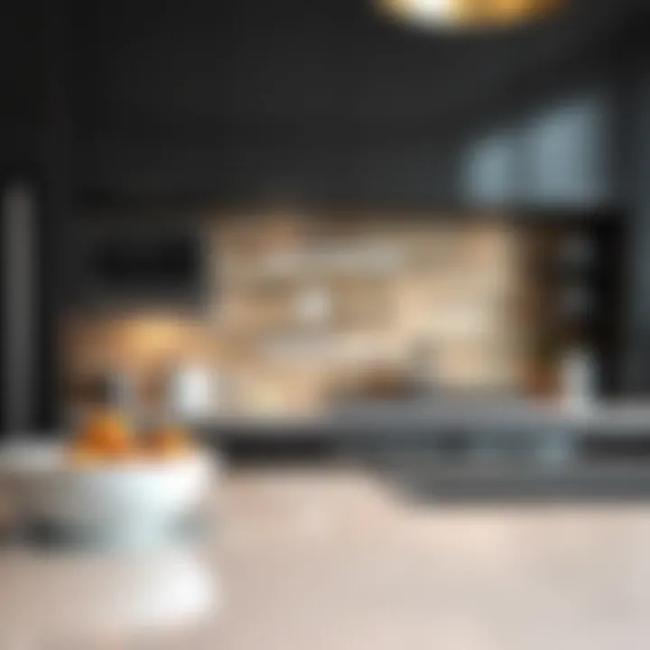 Comparison of Formica with other backsplash materials in a kitchen