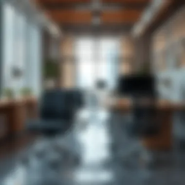 Aesthetic integration of rolling chairs in a workspace