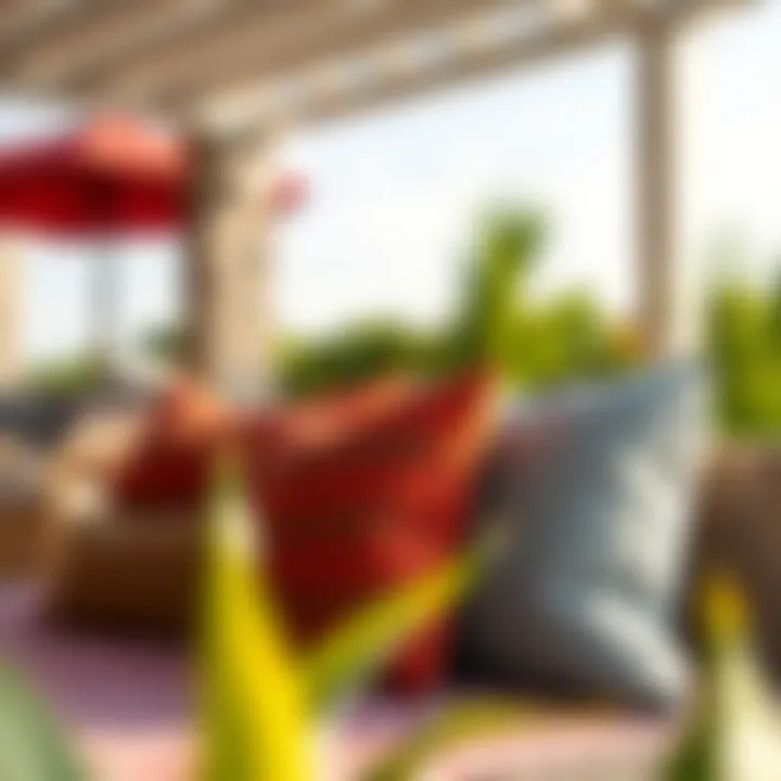 Care practices for maintaining outdoor lumbar pillows