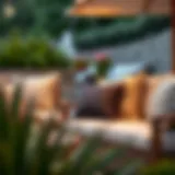 Luxurious Outdoor Lumbar Pillows Luxurious outdoor lumbar pillows enhancing patio decor