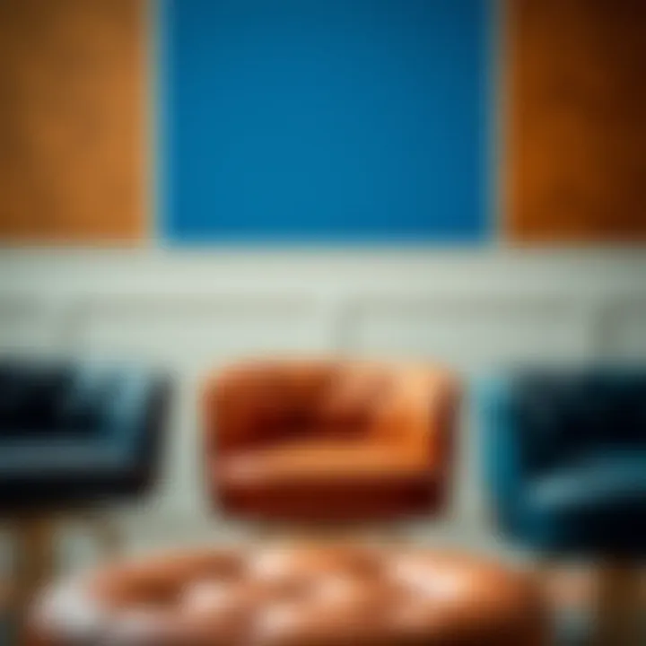 Different leather textures and colors for barstool selection