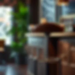 Luxurious leather barstool showcasing exquisite craftsmanship