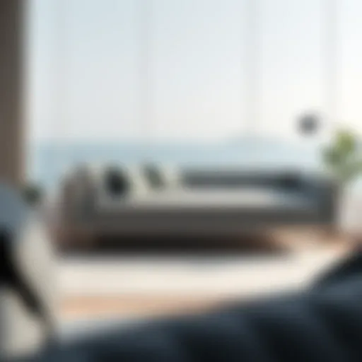 Transformative Sofa Design for Compact Living Sleek sofa that transforms into a bed