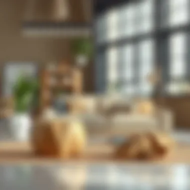 An eco-friendly furniture piece made from sustainable materials