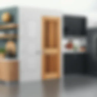 Variety of materials used for pantry decals