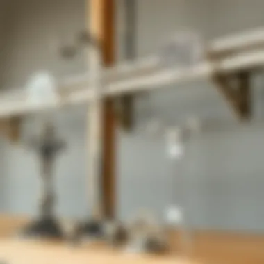 Diverse Styles of Pewter Brackets Variety of pewter curtain rod brackets displayed with different styles.