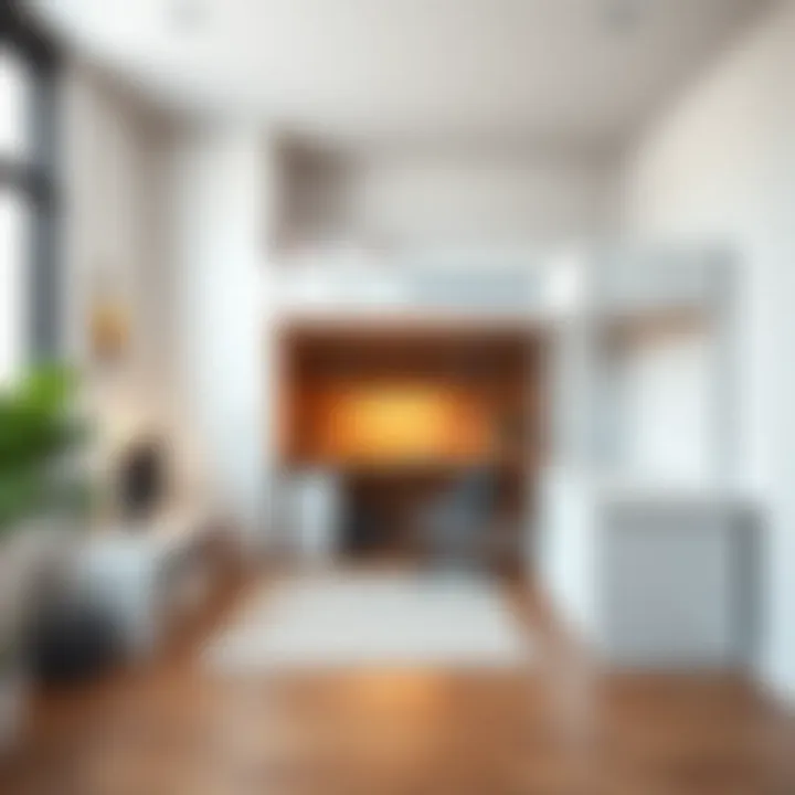 Space-Efficient Configuration Versatile configuration of single bunk bed with desk suitable for small spaces