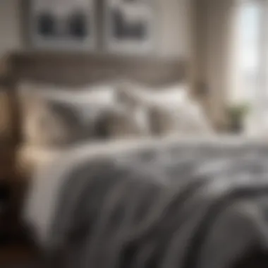Cozy Arrangement of a Small Bedframe with Decorative Touches Cozy small bedframe adorned with decorative pillows and throws