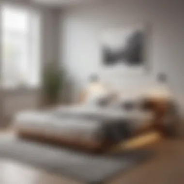 Space-Efficient Innovative Design of a Small Bedframe Innovative small bedframe design maximizing space efficiency