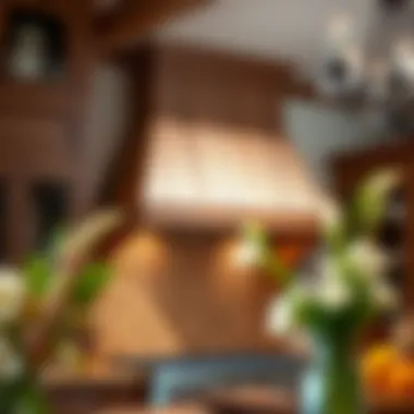 Integrating Tradition with Wood-Finished Range Hood Elegant wooden standalone range hood blending seamlessly with traditional decor