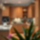 Elegant Design with Tan Cabinets Elegant tan kitchen cabinets with modern hardware