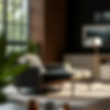 Variety of materials used in pullout armchair design