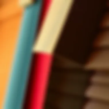 Close-up of various blackout blind materials showcasing texture and color