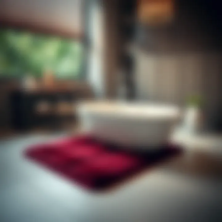 Notable Exploring the Elegance and Functionality of Burgundy Memory Foam Bath Mats Notable Exploring the Elegance and Functionality of Burgundy Memory Foam Bath Mats