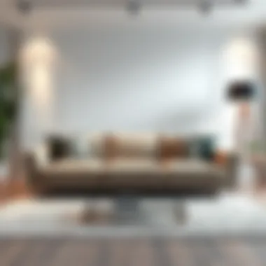 Elegant Farlov sofa in a modern living room setting