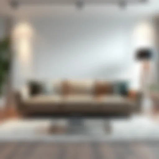 Elegant Farlov sofa in a modern living room setting